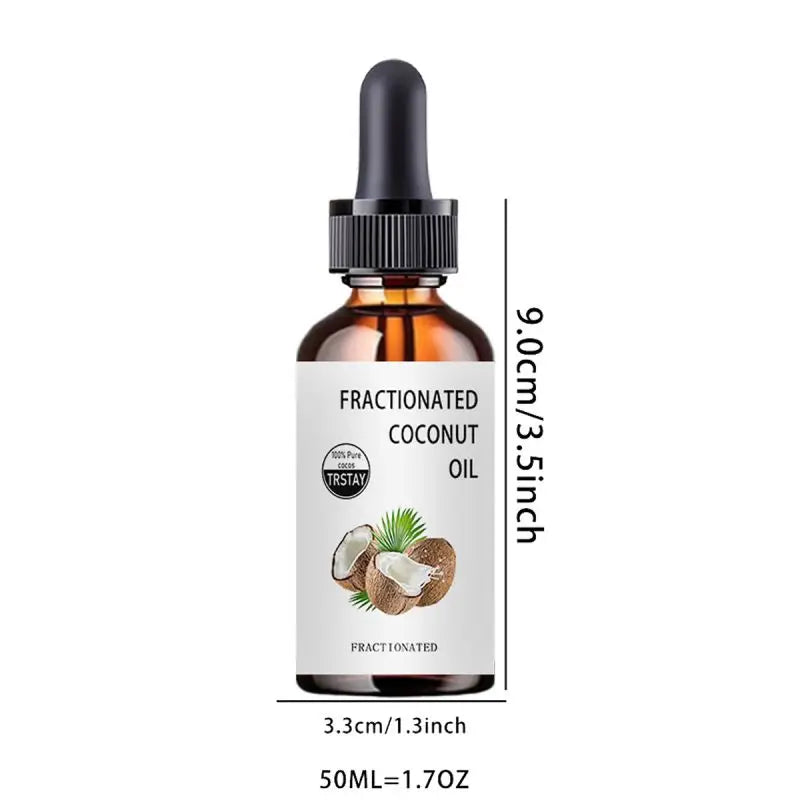 Fractionated Coconut Oil 100% pure coconut can moisturize, soften and care for dry and cracked skin, and can also be used as a h