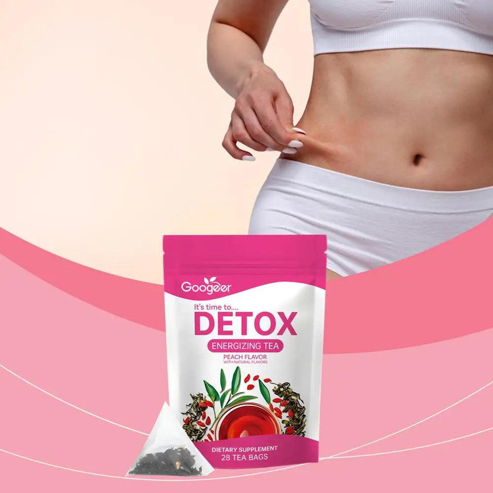 Detox Cleanse Tea: Immediate-Action Formula for Body Purification and Relieve Stress- 28 Bags
