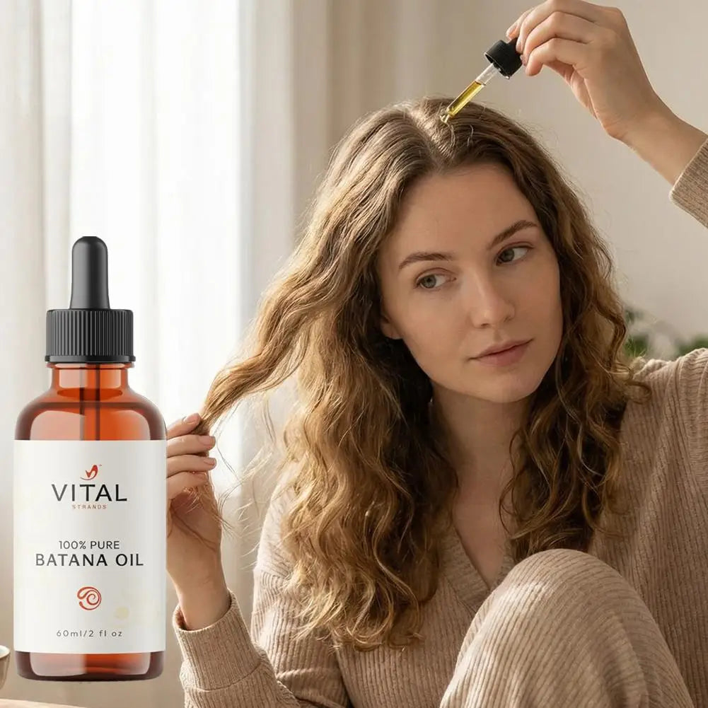 60/120ml Organic Crude Oil Hair Growth Oil For Natural Treatment Nourish For Men Women Repair Damaged Strengthen Roots