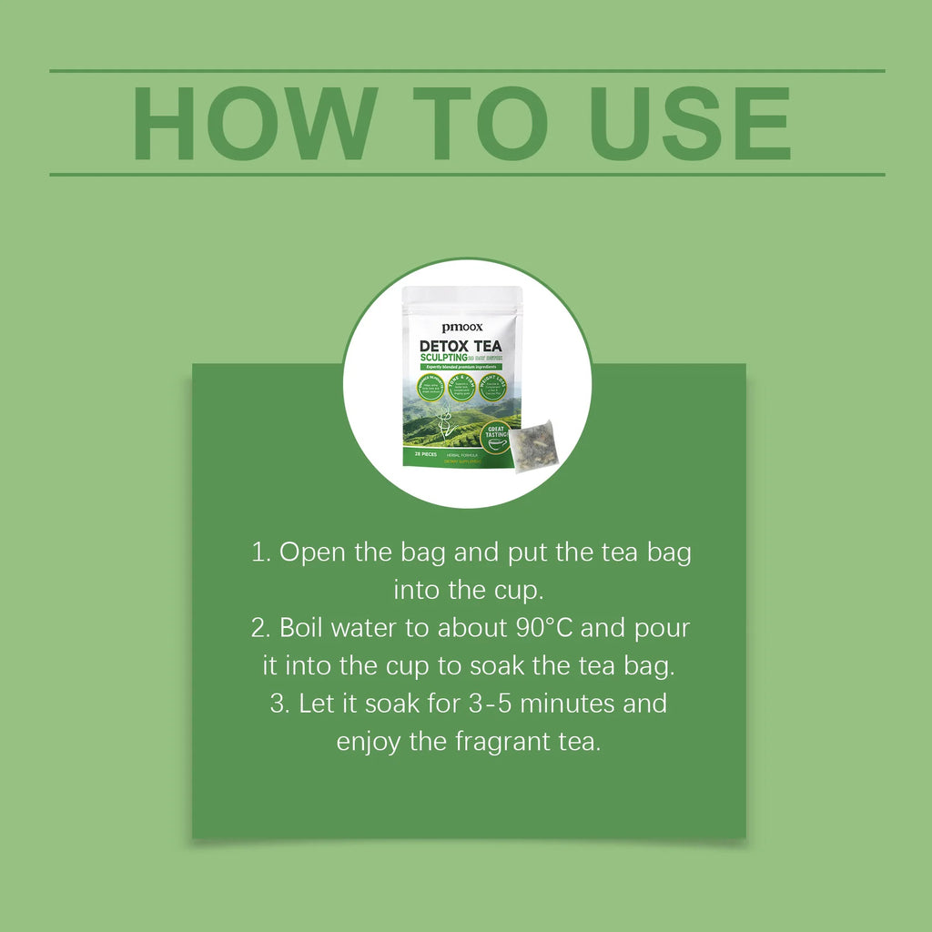 Premium Herbal Blend Tea Formula, Helps with Weight Loss, Tightens the Abdomen, and Enhances Curves – Portable Herbal Tea