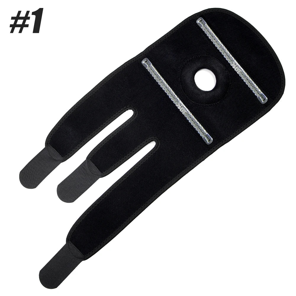 1Pcs Knee Brace with Side Stabilizers & Patella Gel Pads for Maximum Knee Pain Support and Fast Recovery for Men and Women