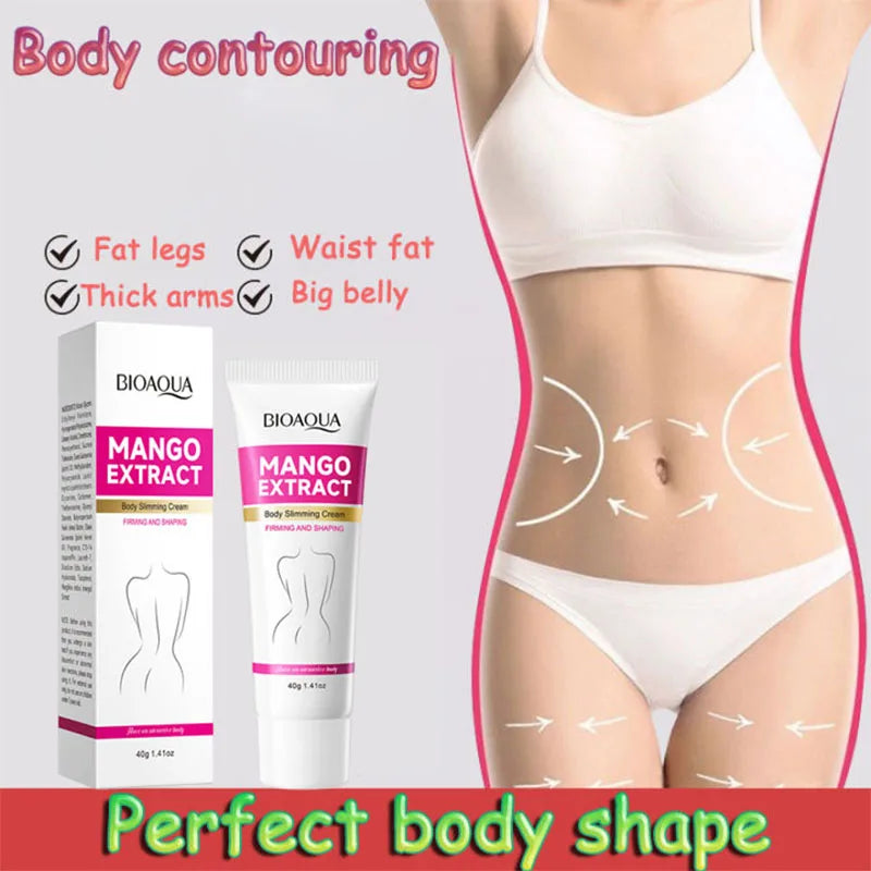 Fast Slimming Cream Weight Loss Remove Cellulite Sculpting Fat Burning Massage Firming Lifting Quickly Niacinamide Body Care 40g