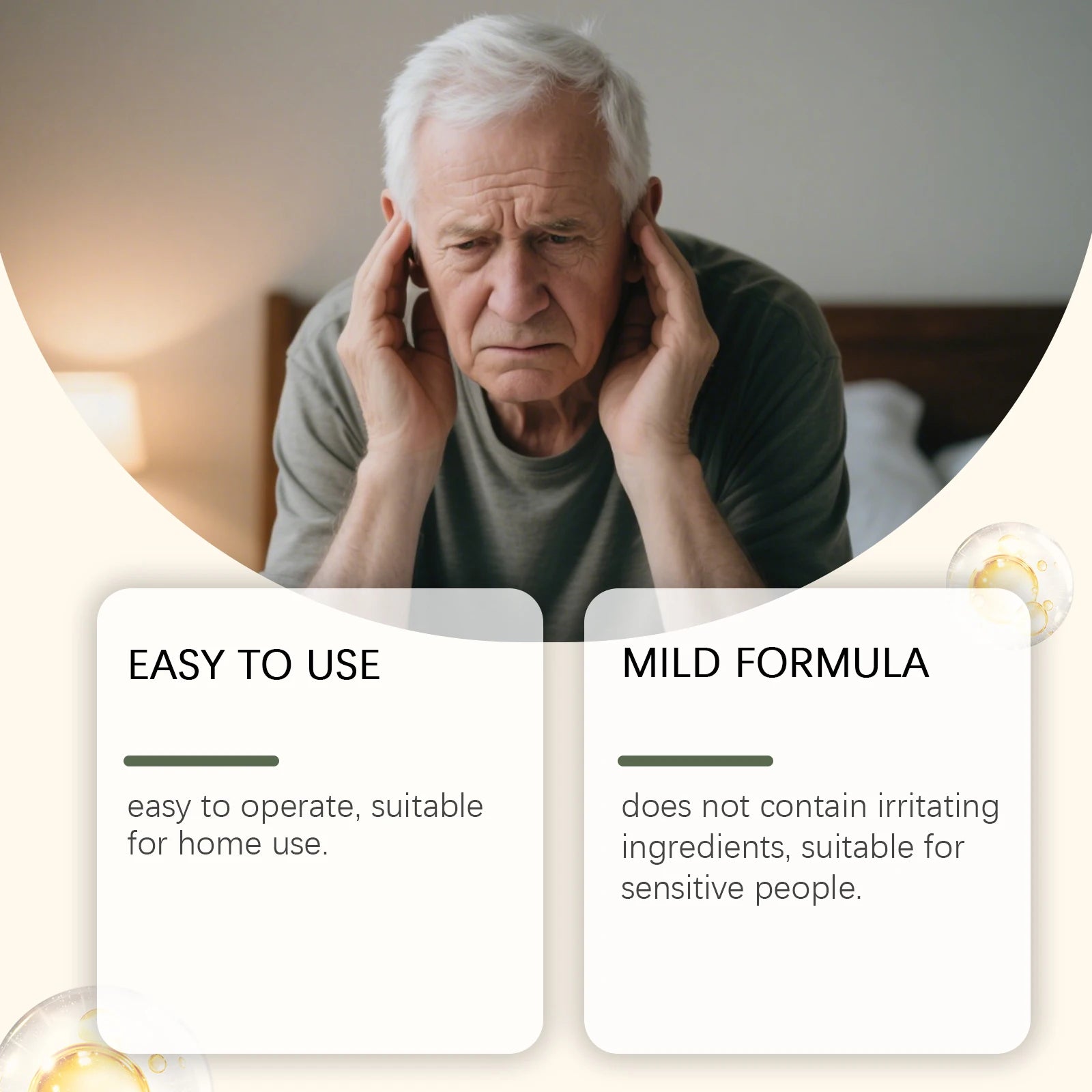 Tinnitus Relief Spray Ear Ringing Prevent Hearing Loss Discomfort Remove Earwax Improve Hearing Ear Cleaner Otic Care Spray 60ml