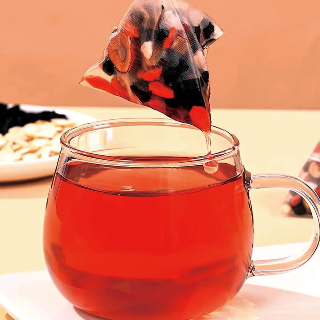 Natura Ginseng Five Treasures Tea Kidney Tea, Natural Chinese Herbal Tea,Kidney Cleanse Detox Tea for Men & Women, 6 Ingredients