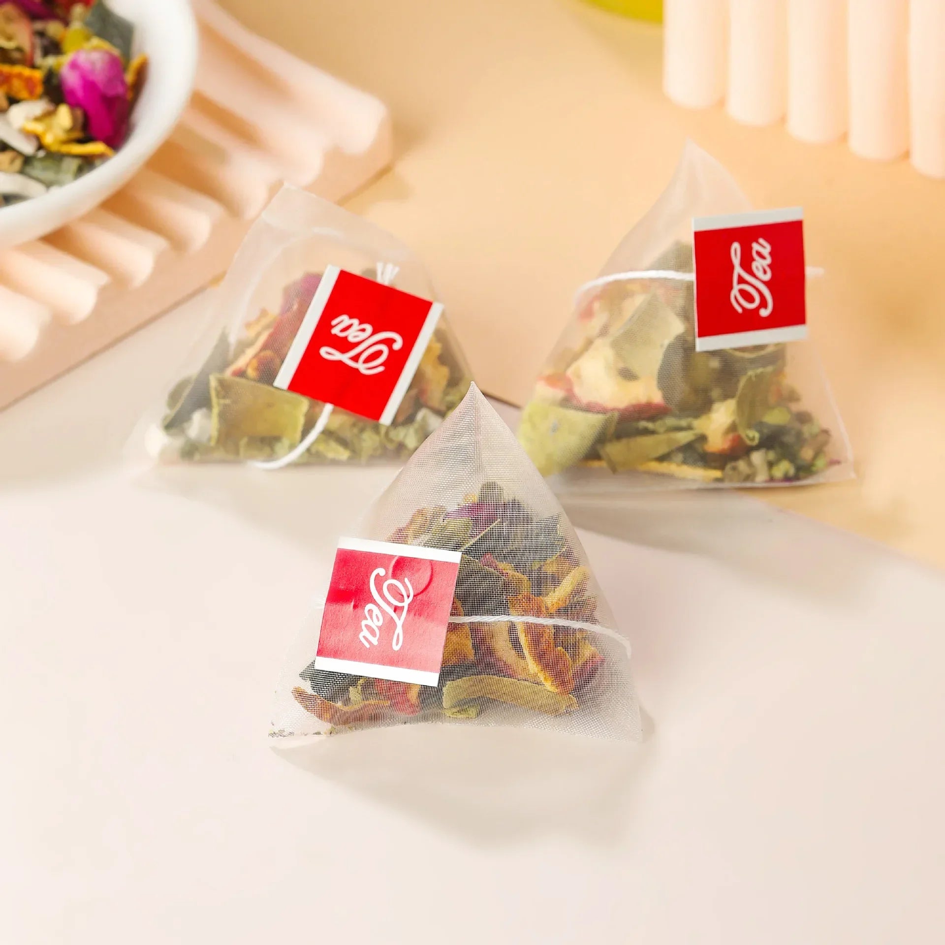 Slimming & Digestive Support Tea - Rose Hawthorn Lotus Leaf Blend for Metabolism Boost, Natural Herbal Detox, Caffeine-Free