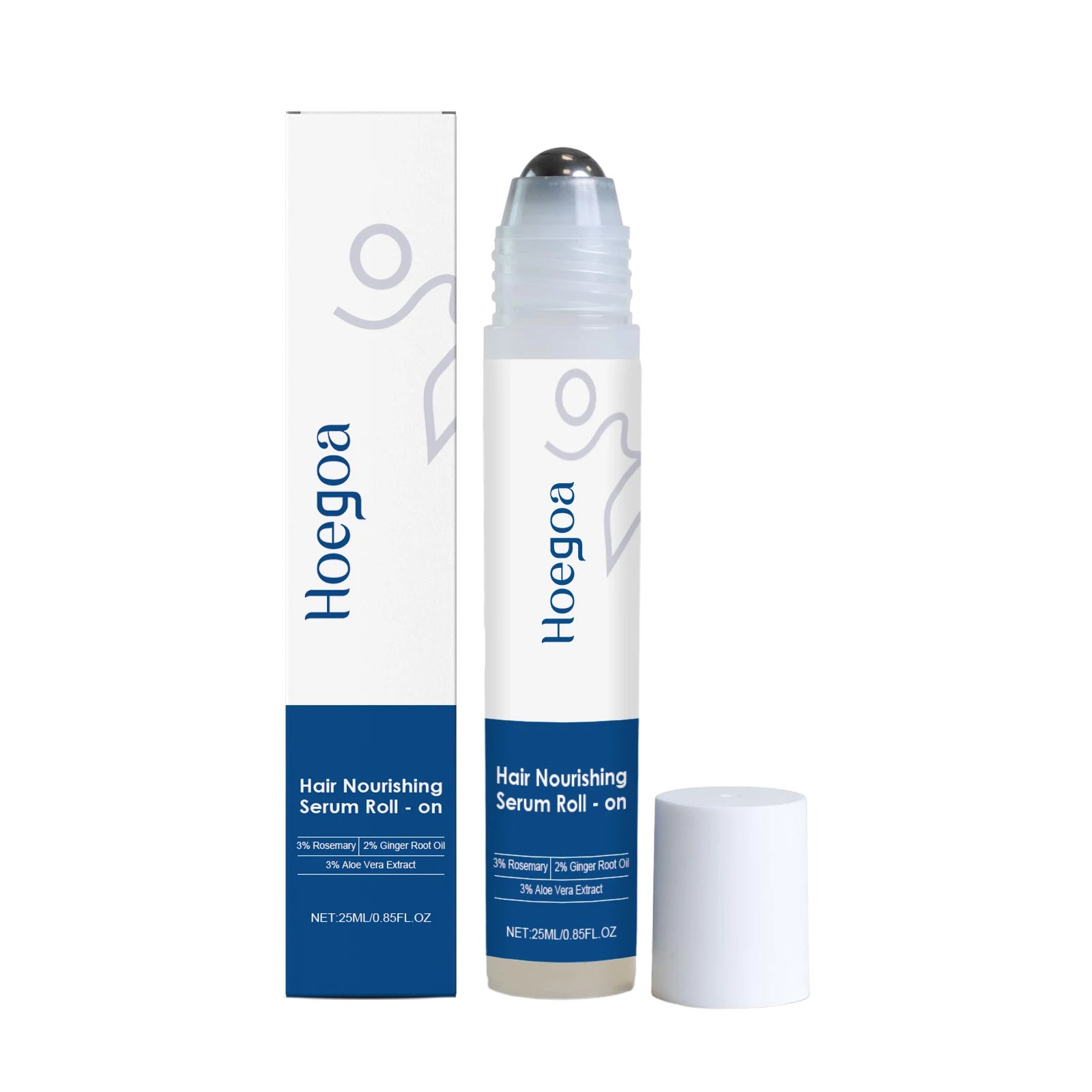 Ginger Hair Growth Oil Nourishing Strengthening Hair Roots Scalp Treatment Hair Loss Serum Moisturizing Hair Care Essence Roller