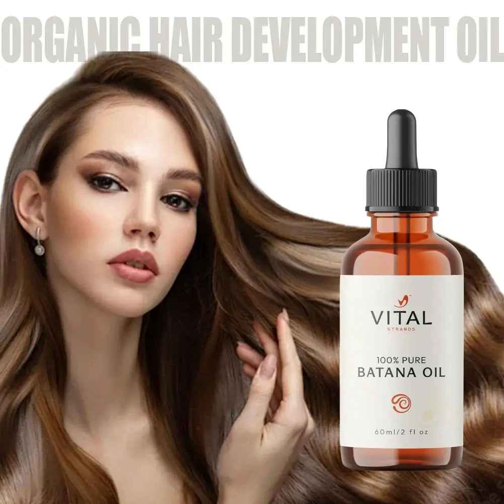 60/120ml Organic Crude Oil Hair Growth Oil For Natural Treatment Nourish For Men Women Repair Damaged Strengthen Roots