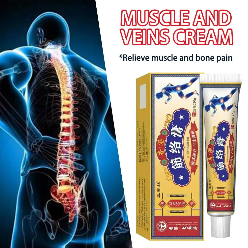 1/2/3Pcs Body Muscle and Vein Cream Joint Arthritis Treatment Cream Repair Knee Shoulder Neck Soreness Soothing Pain Ointment