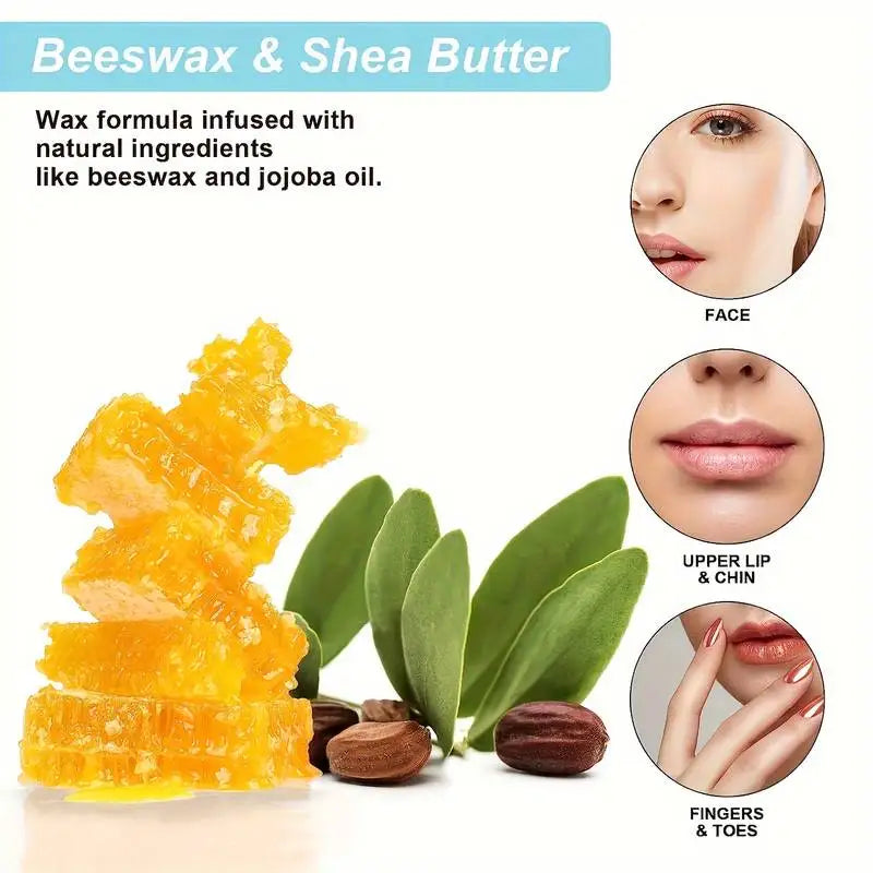 20/40Pcs Facial Lip Wax Strips For Face Chin Upper Lip Jaw Eyebrow Beard Hair Removal