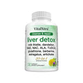 Liver Detox Capsules,with Milk Thistle,NAD,NAC,ALA,TUDCA, Glutathione, Artichoke, Turmeric & Astragalus-Liver Cleanse & Repair