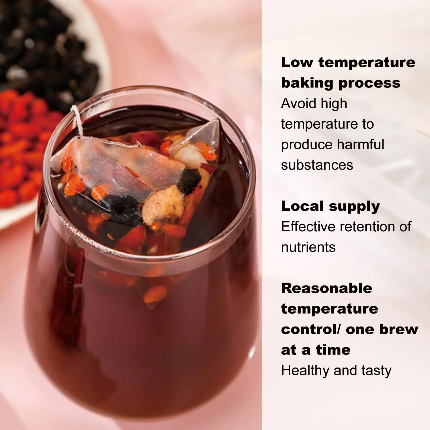 Ginseng Five Treasures Tea Kidney Tea, Kidney Cleanse Detox Tea for Men & Women, Wubao Cha, 6 Precious Ingredients 25 teabags