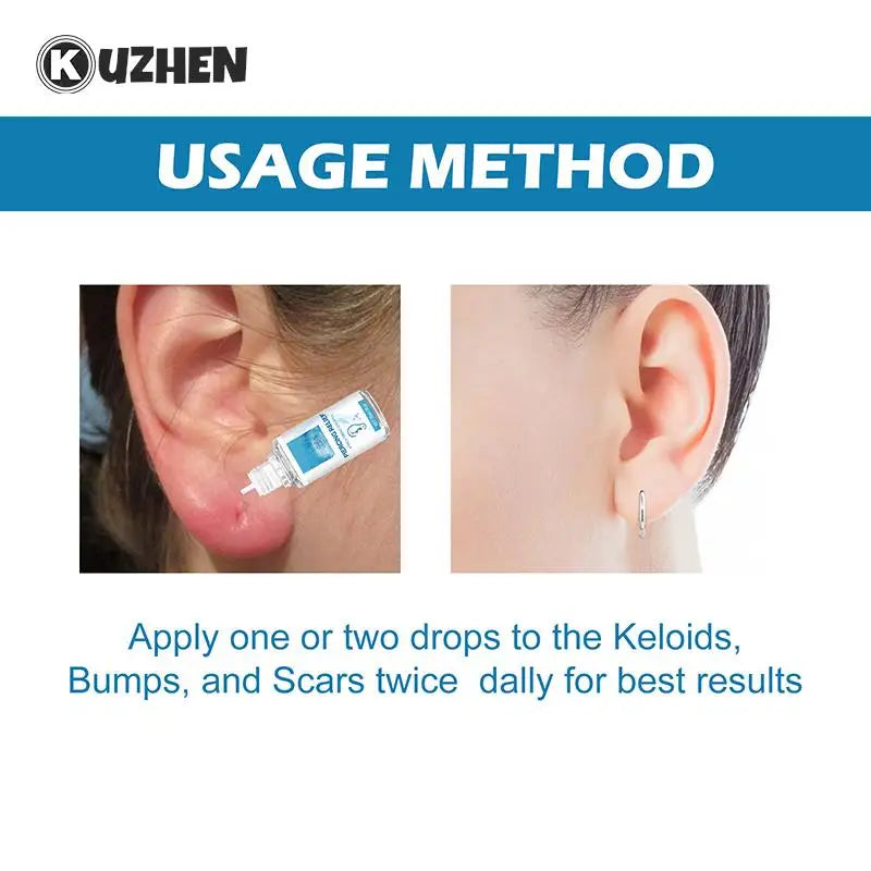 30ml Ear Piercing Care Solution Disinfecting Nose Body Piercer Aftercare Reduce Allergy Portable Safe Formula Cleanser