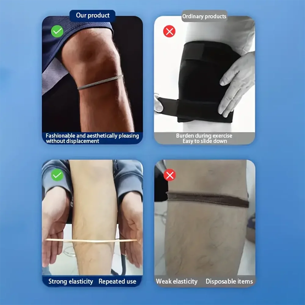 1pc Patella Strap Knee Brace Pain Relief Knee Joint Band Thin Knee Stabilizer Strap Basketball Running Soccer Tennis Knee Band