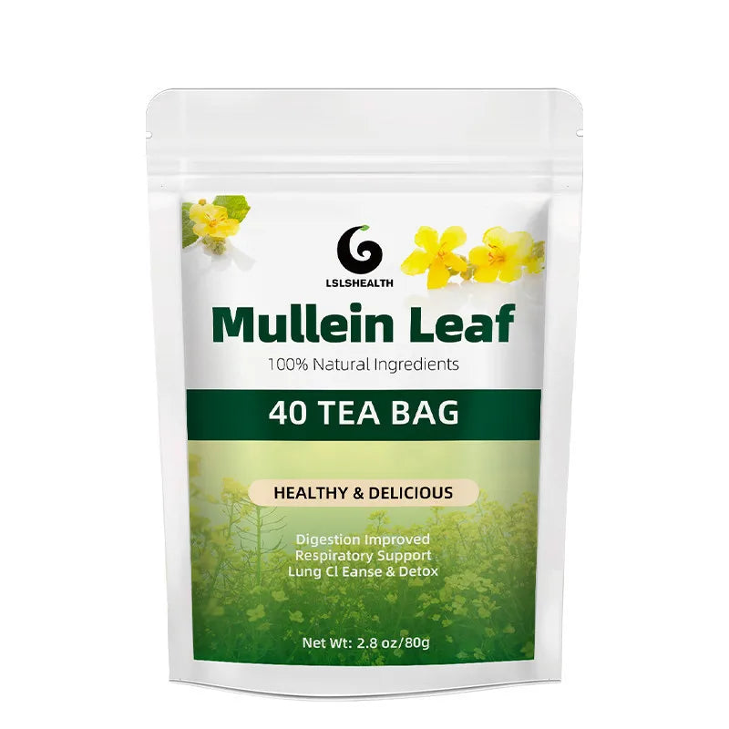 Herbal Mullein Leaf Tea Lung Cleansing Unobstructed Breathing Relieve Cough Detoxification Health Care