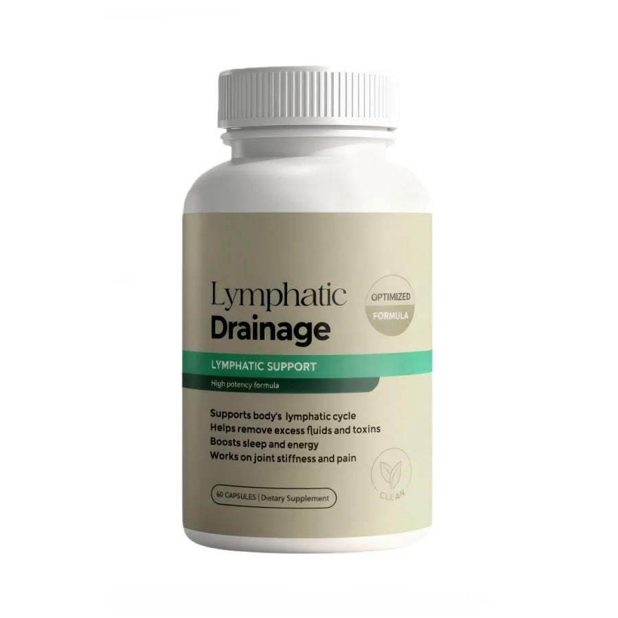Lymphatic Drainage Capsules - Reduce Puffiness, Cleanse & Detox, Body Shape Weight Management, Supports Thyroid Health