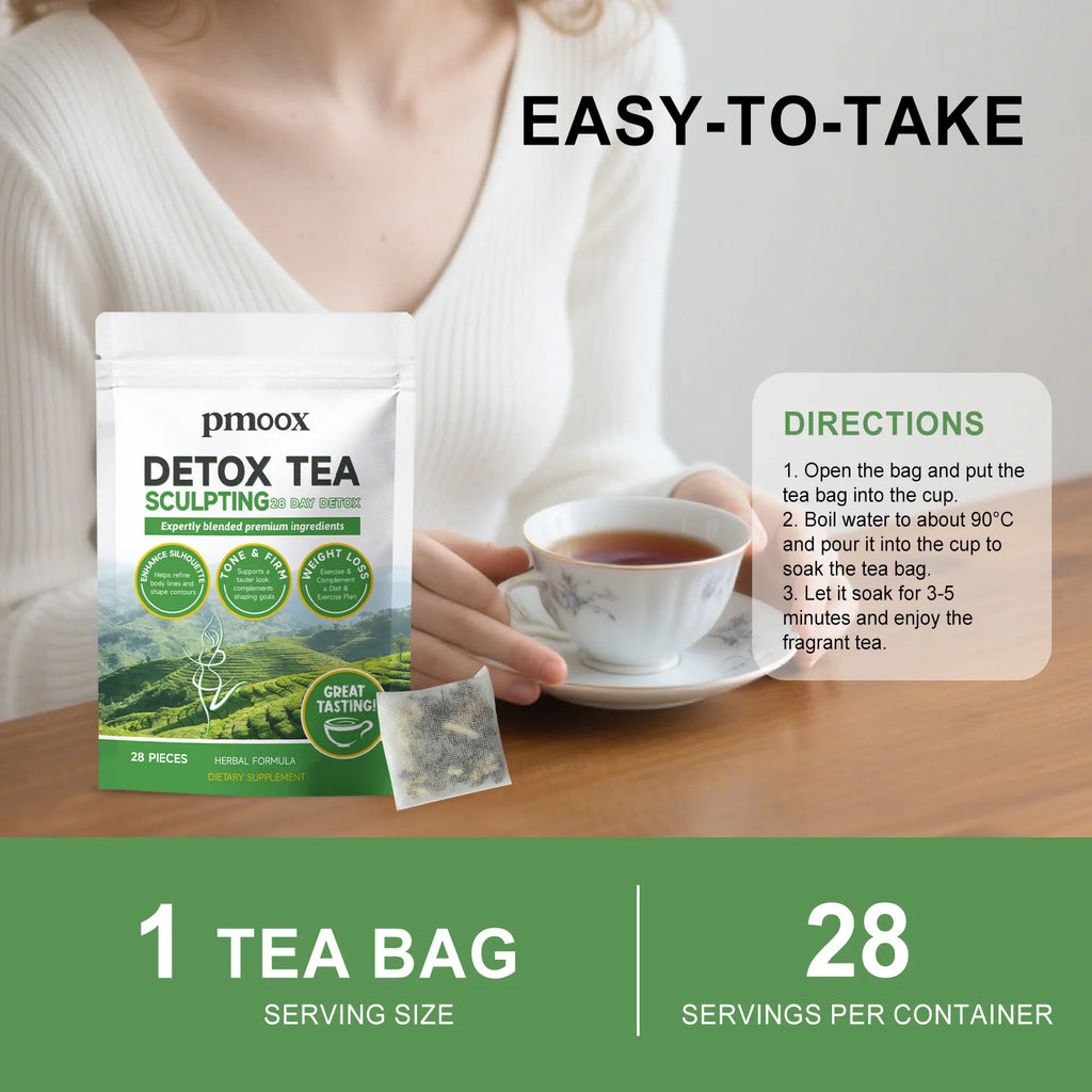 Premium Herbal Blend Tea Formula, Helps with Weight Loss, Tightens the Abdomen, and Enhances Curves – Portable Herbal Tea