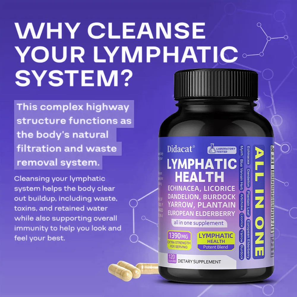 Liver Detox & Cleanse Capsules - with Echinacea, Dandelion Root, Help Cleanse, Detoxify and Purify The Liver, Improves Digestion