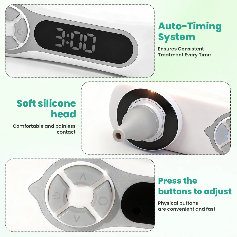 Sinohero Pet Ear Cleaner machine Ozone Ear Cleaner for Dogs and Cats veterinary Equipment Disinfectant Mite Remover Deodorize