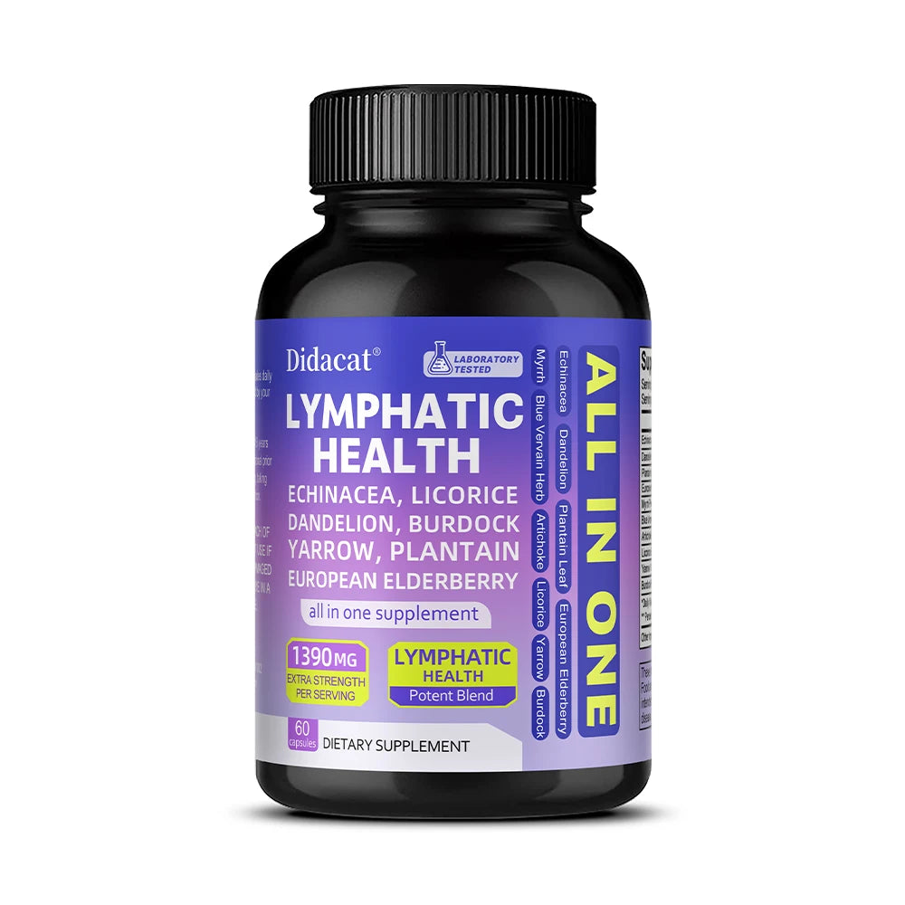 Liver Detox & Cleanse Capsules - with Echinacea, Dandelion Root, Help Cleanse, Detoxify and Purify The Liver, Improves Digestion