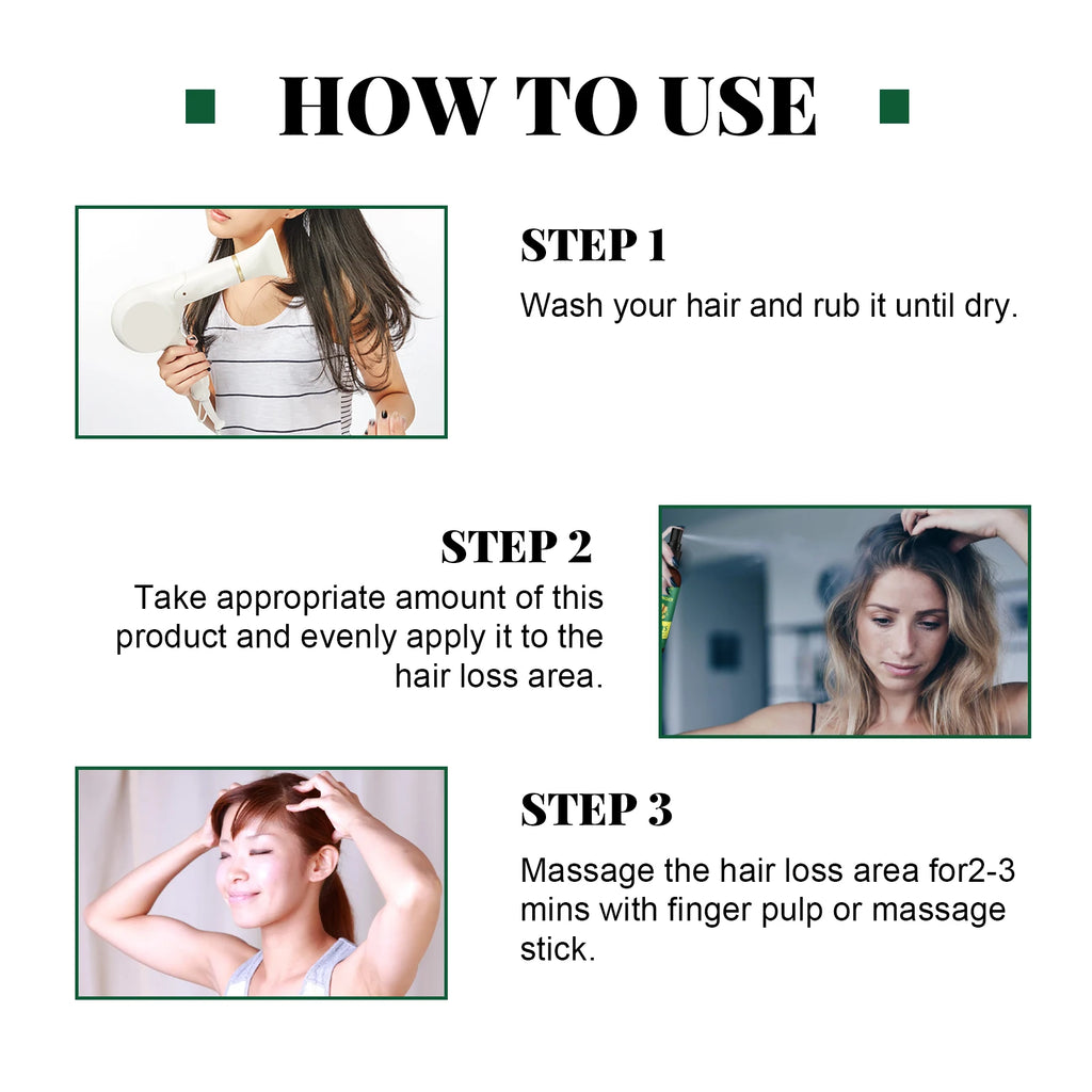 Ginger Oil Hair Booster Serum Spray Nourish Scalp Hair Follicles Refresh Control Oil Strengthen Hair Roots Nutrient Solution