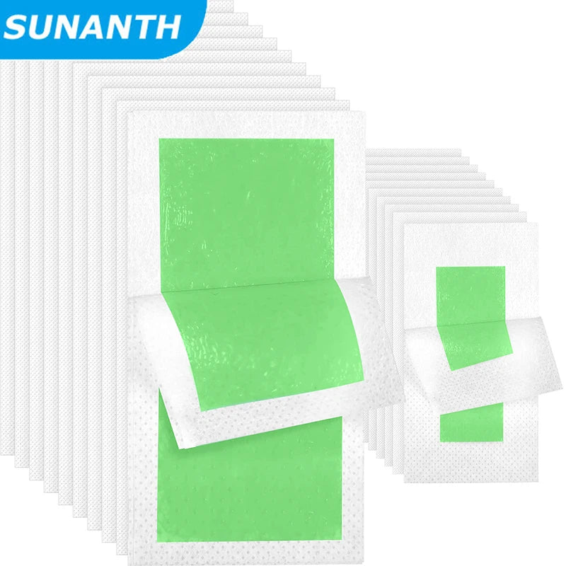 10PCS Wax strips Facial Hair Removal Wax Strips Women's Facial Hair Removal Wax Strips Gentle and Fast for Face Eyebrows