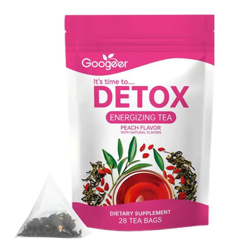 Googeer Vitality Tea Body Treatment Boosts Metabolism Accelerates Detoxification Relieves Bloating Promotes Weight Management