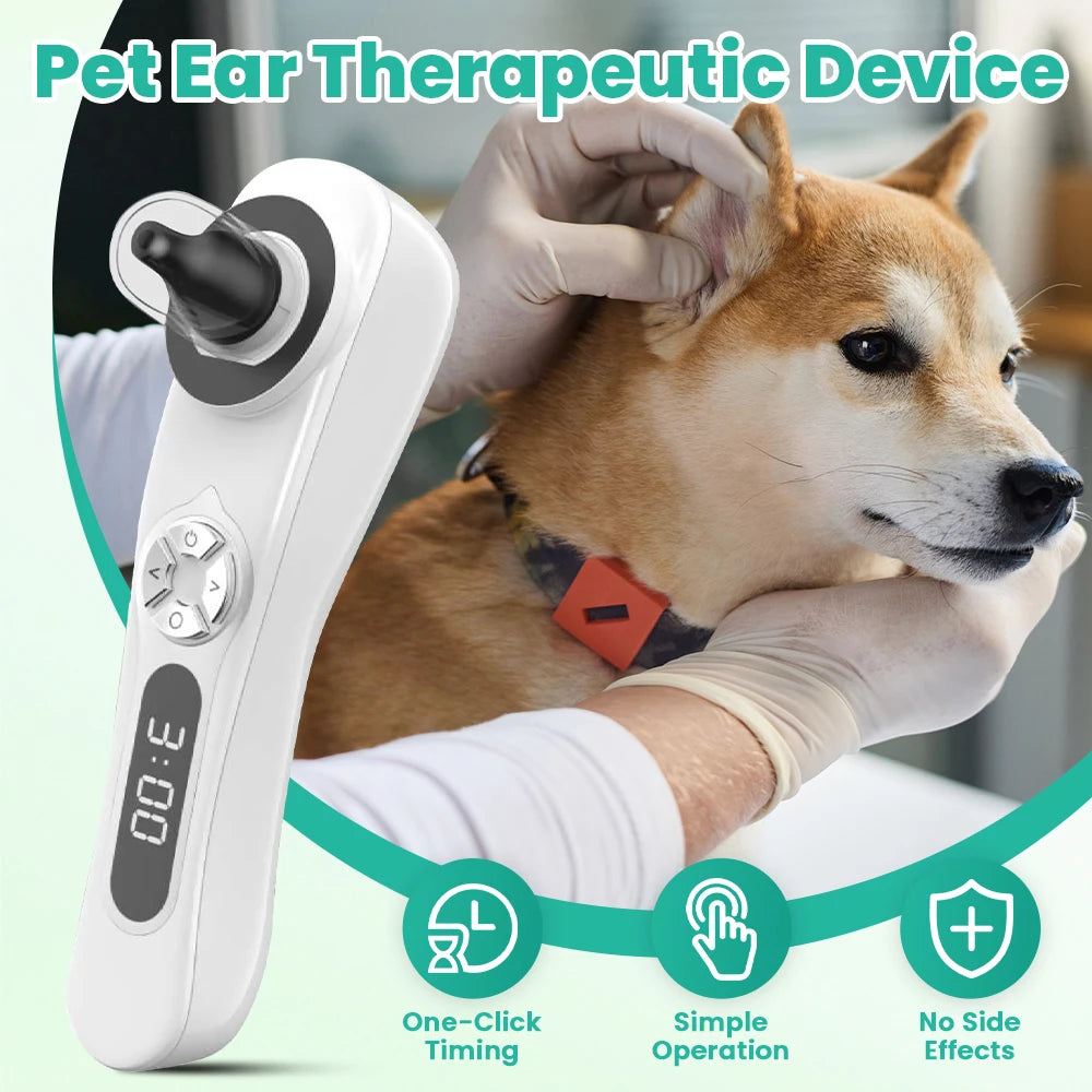 Sinohero Pet Ear Cleaner machine Ozone Ear Cleaner for Dogs and Cats veterinary Equipment Disinfectant Mite Remover Deodorize