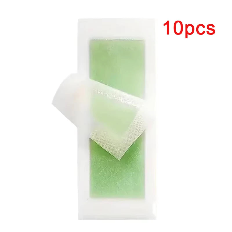 50/30/20/10Pcs Depilatory Wax Strips For Hair Removal Wax Paper Cold Wax Strips Paper For Face Neck Arm Leg Body Beauty Tools