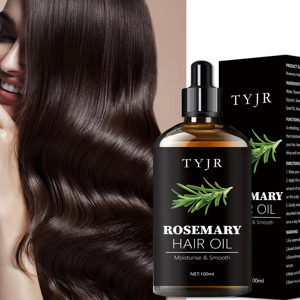 100ML Rosemary hair oil moisturizes and softens hair pure plant improves dryness essence long-lasting fragrance conditioner