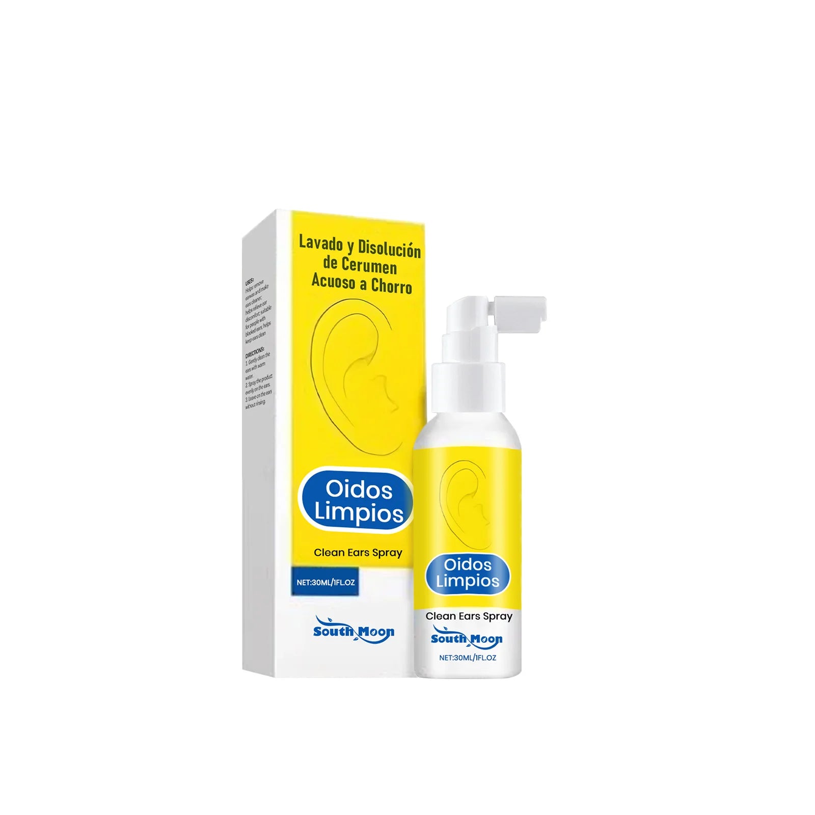 Clean Ears Spray Cleaning Earwax Relief Tinnitus Improve Listening Soothing Nourishing Ear Reduce Ear Itchy Otitis Care Spray