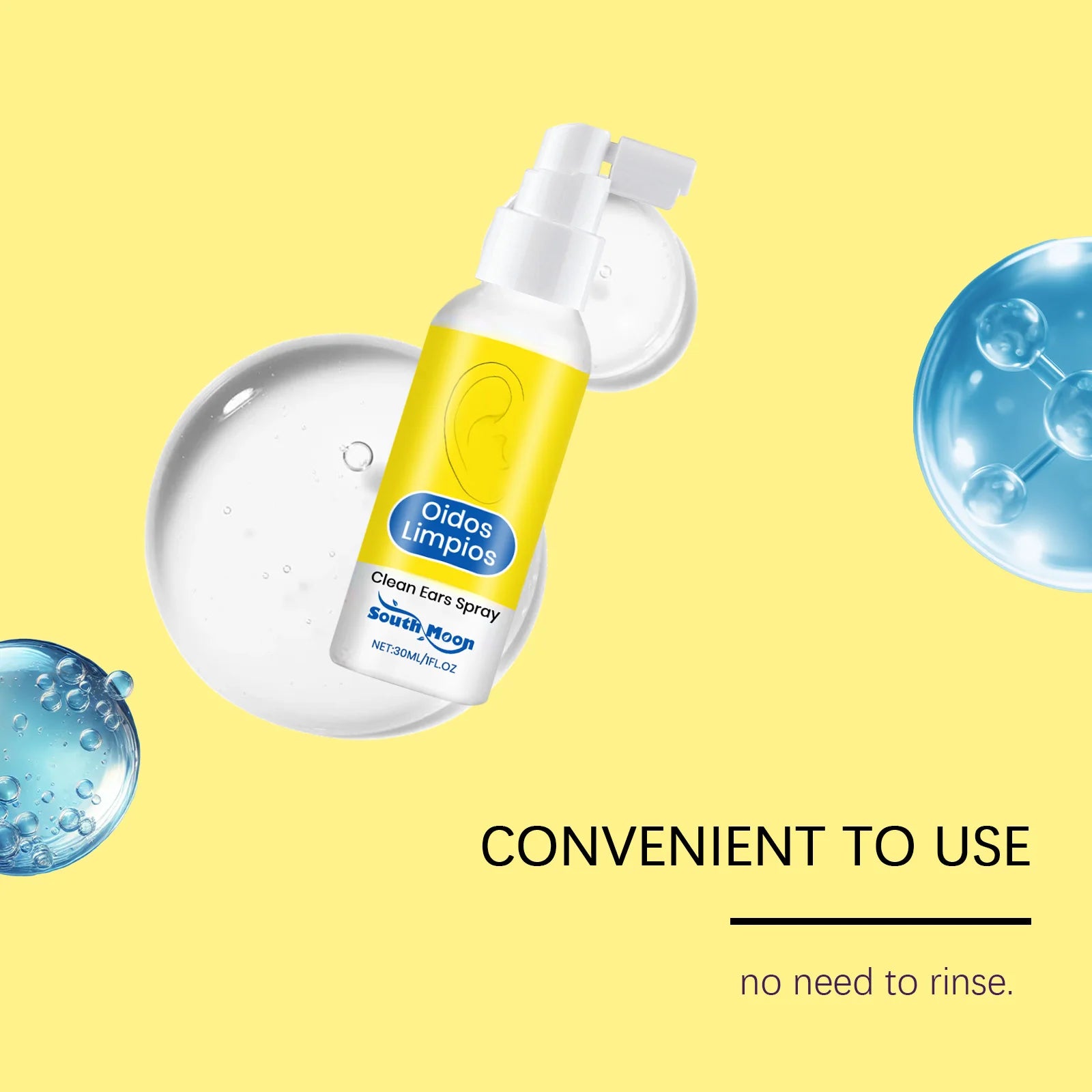 Clean Ears Spray Cleaning Earwax Relief Tinnitus Improve Listening Soothing Nourishing Ear Reduce Ear Itchy Otitis Care Spray