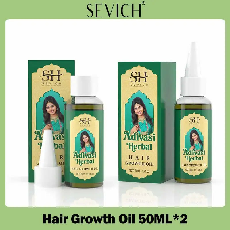 Herbal Hair Growth Set India Adivasi Rosemary Hair Regrowth Oil Ayurvedic Ginger Hair Care Shampoo Anti Hair Loss Treatment