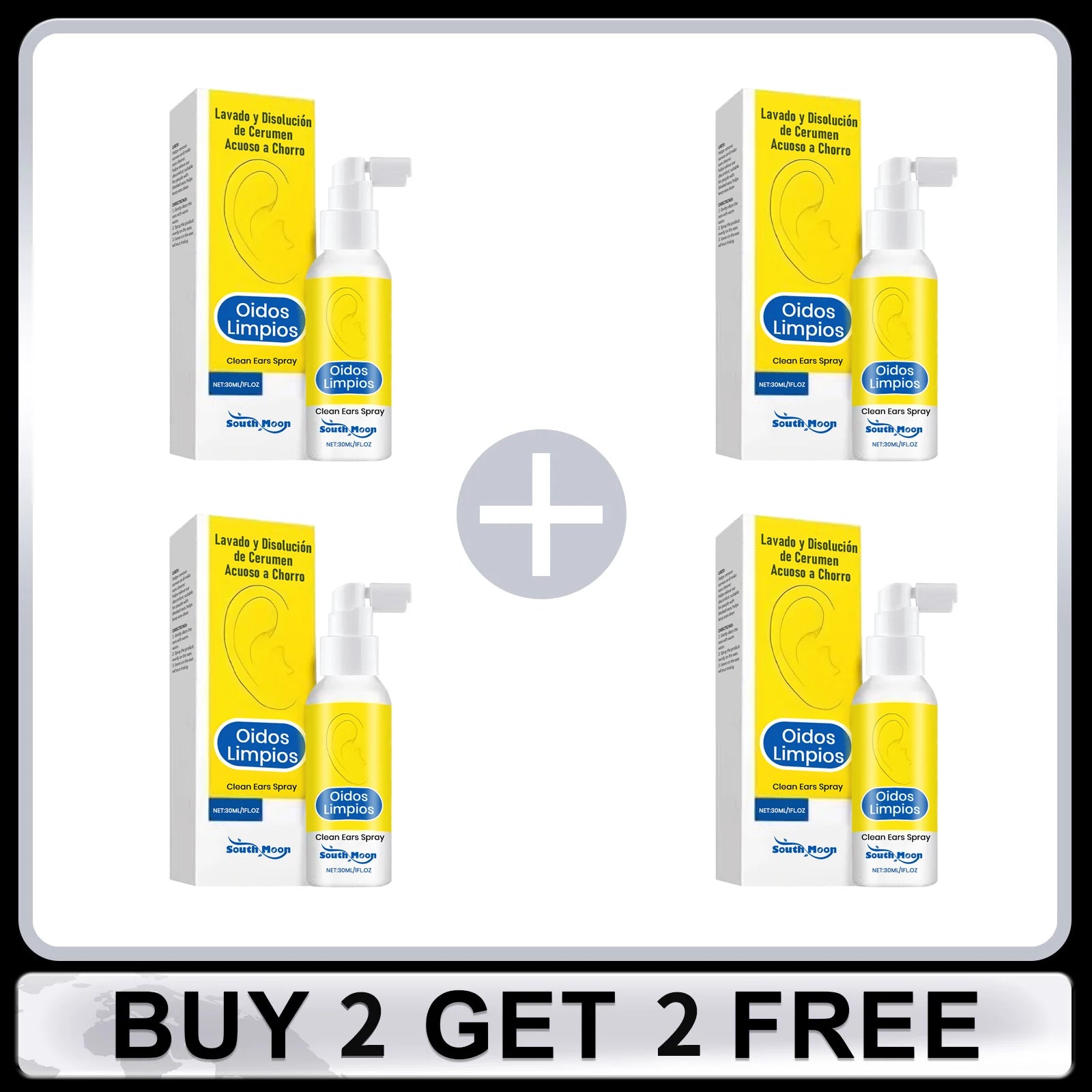 Clean Ears Spray Cleaning Earwax Relief Tinnitus Improve Listening Soothing Nourishing Ear Reduce Ear Itchy Otitis Care Spray