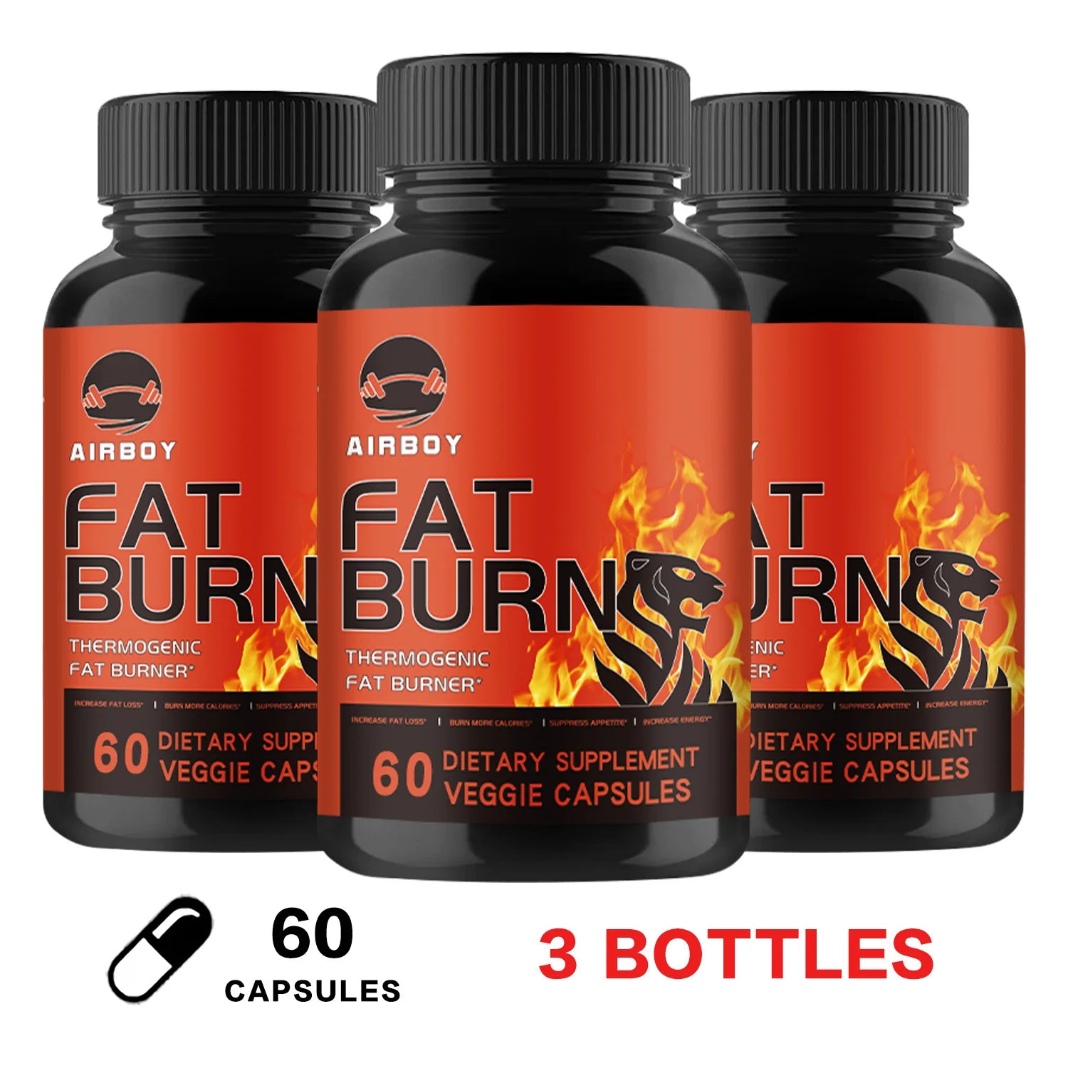 Burn-XT Fat Burner - Burn Calories, Suppress Appetite, Detoxify, Promote Digestive Health