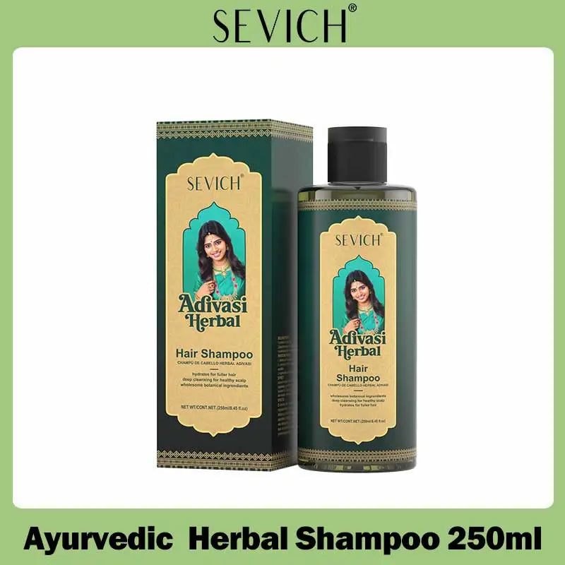 Herbal Hair Growth Set India Adivasi Rosemary Hair Regrowth Oil Ayurvedic Ginger Hair Care Shampoo Anti Hair Loss Treatment