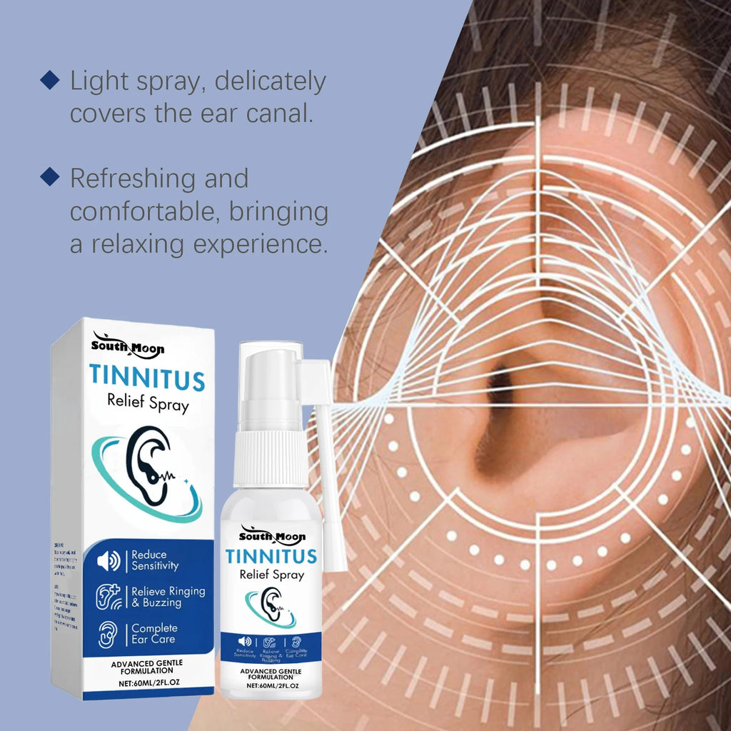 Ear Ringing Relief Spray Relieve Tinnitus Discomfort Earache Itchy Alleviate Deafness Prevent Hearing Loss Earwax Removal Liquid