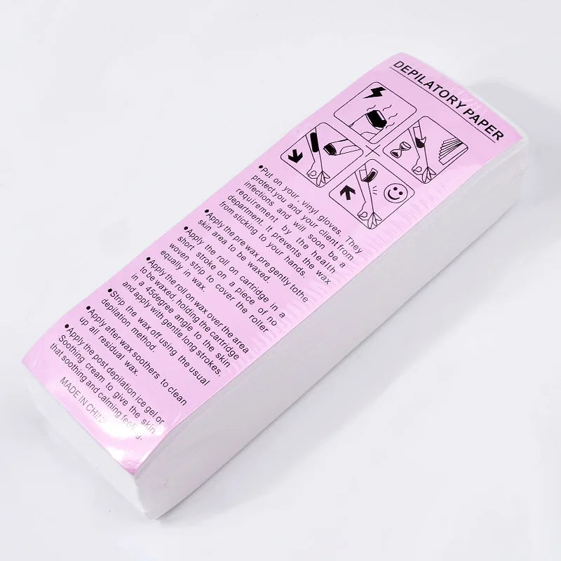 50/100 yards/roll Wax Strips For Hair Removal Nonwoven Hair Remove Wax Paper Rolls High Quality Hair Removal Epilator Tools