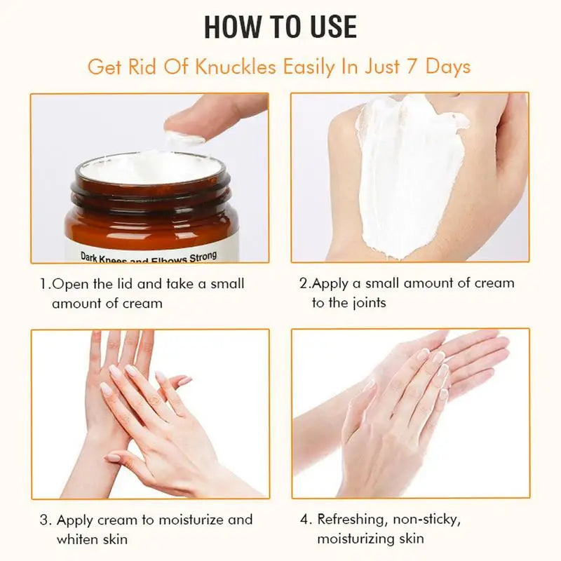 120g Whitening Cream Dark Neck Feet Underarm Elbows Melanin Remove Armpit Knees Bleach Black Spots Lighten Private Skin Care