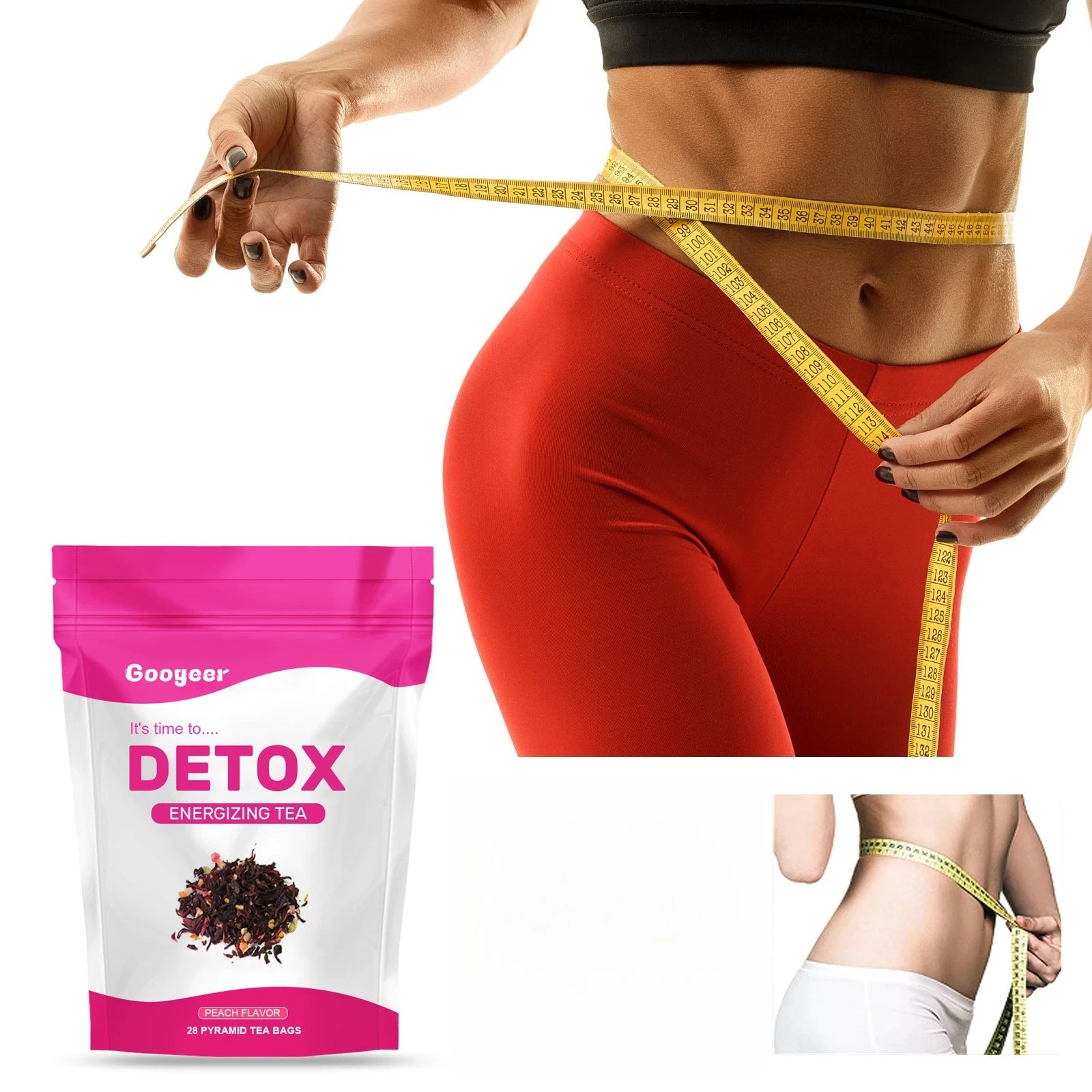 Natural Tea Detox Green Tea Body Shaping Wellness Metabolism Support Herbal Body care Drink