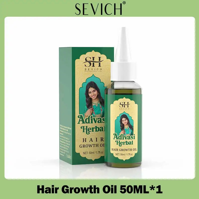 Herbal Hair Growth Set India Adivasi Rosemary Hair Regrowth Oil Ayurvedic Ginger Hair Care Shampoo Anti Hair Loss Treatment