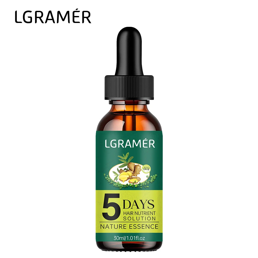 Ginger Natural Plant Hair Care Essential Oil Hair Growth Liquid Anti Hair Loss Nourish Scalp Dry Nourish Hair Treatment Product