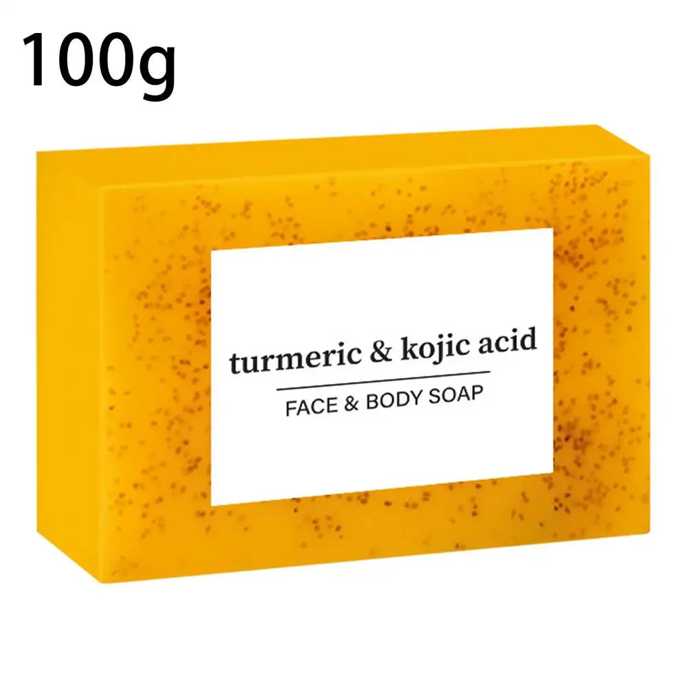 body soap bar Brightening Lemon Turmeric Soap Body Cleaning Lightening Dark Underarm Leg Body Cleansers Brightening Face Soap