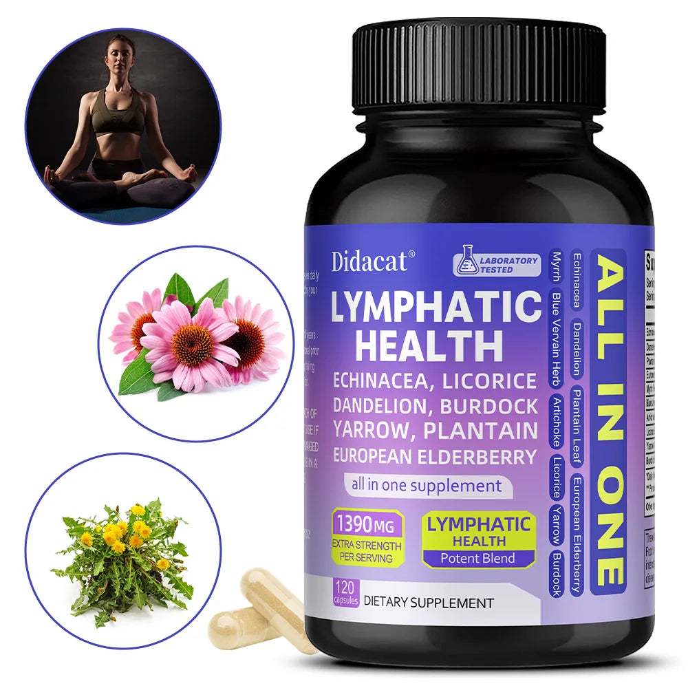 Liver Detox & Cleanse Capsules - with Echinacea, Dandelion Root, Help Cleanse, Detoxify and Purify The Liver, Improves Digestion